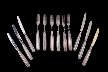 Solingen 800 Silver Dinner Utensils