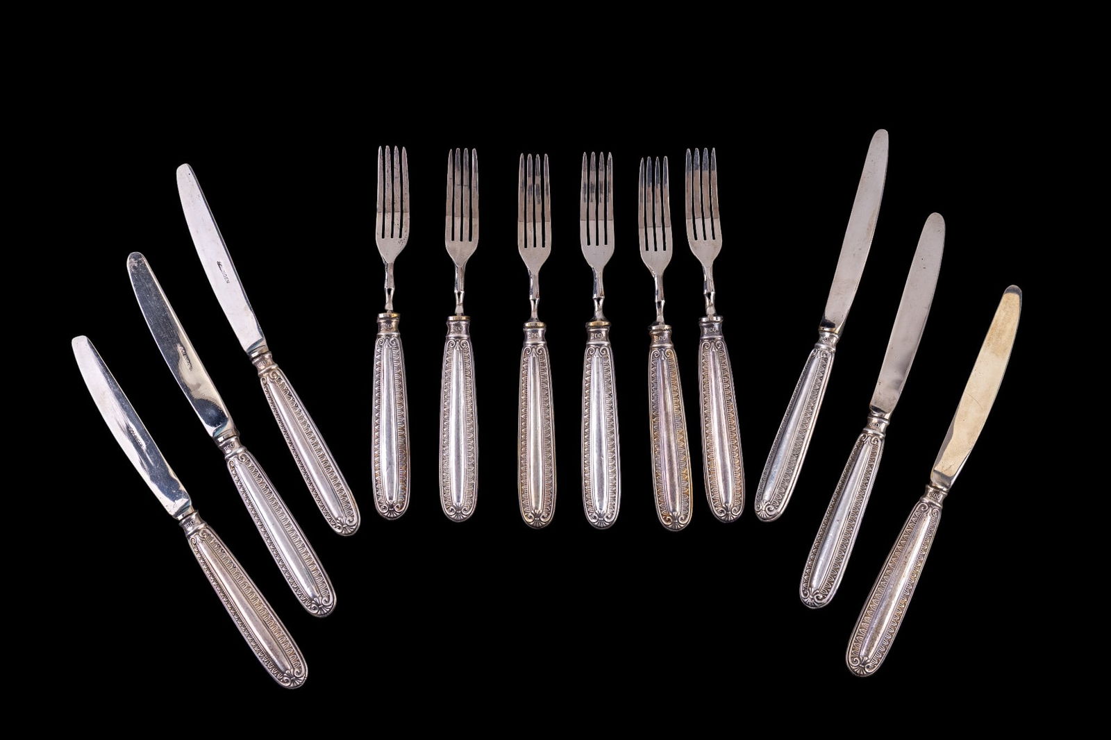 Solingen 800 Silver Dinner Utensils (1 of 10)