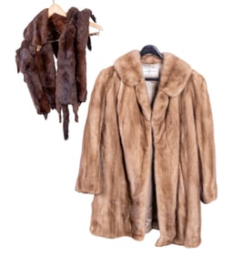 Mink Coat and Stole