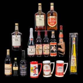 Estate Wine and Liqueur Bottles, Unopened