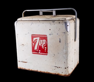 Mid Century Progress Refrigerator Co 7 UP Cooler