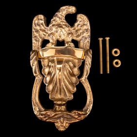 Large Brass Eagle Door Knocker