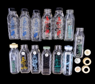 Vintage Glass Baby Bottles