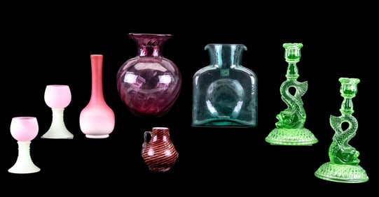 Blenko and Other Vintage Glass Vessels