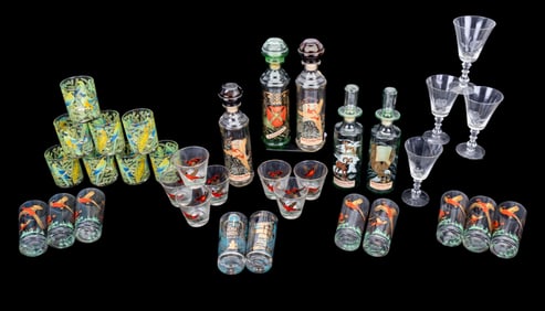 Neiman-Marcus Parrot and Other Vintage Bar Ware