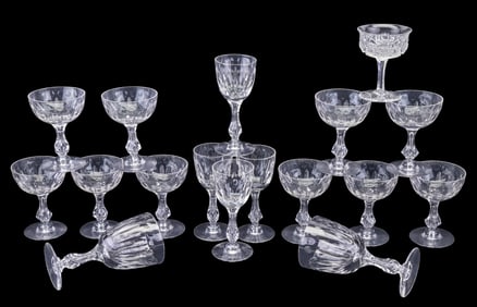 Set of 10 Champagne Coupes