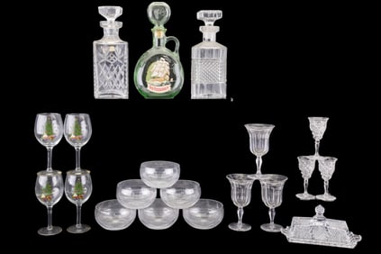 Hawkes and Other Crystal Barware