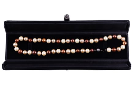 Freshwater Pearl Necklace w/ Sterling Clasp