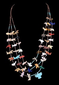 Multi-Strand Fetish Necklace, 15-Inch Drop
