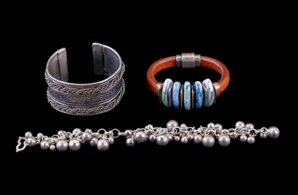 Sterling Ball Bracelet and Others