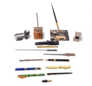 Fountain Pens, Some with 14k Gold Nibs