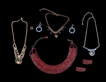 Colorful Rhinestone Jewelry Sets & Necklaces