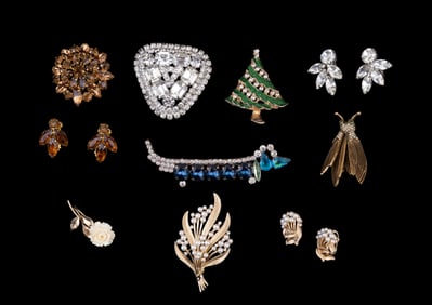 Insect Trembler and Other Costume Brooches