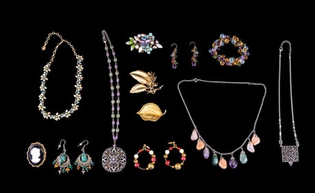 Designer Brooches, Necklace, and Other Jewelry