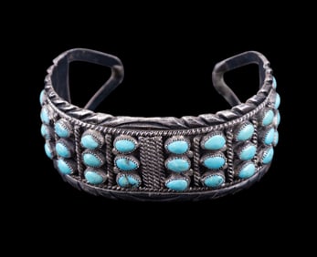 J. M. Begay Navajo Sterling & Turquoise