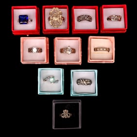 Sterling Silver Rings (10)