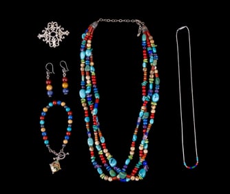 Natural Stone and Sterling Jewelry