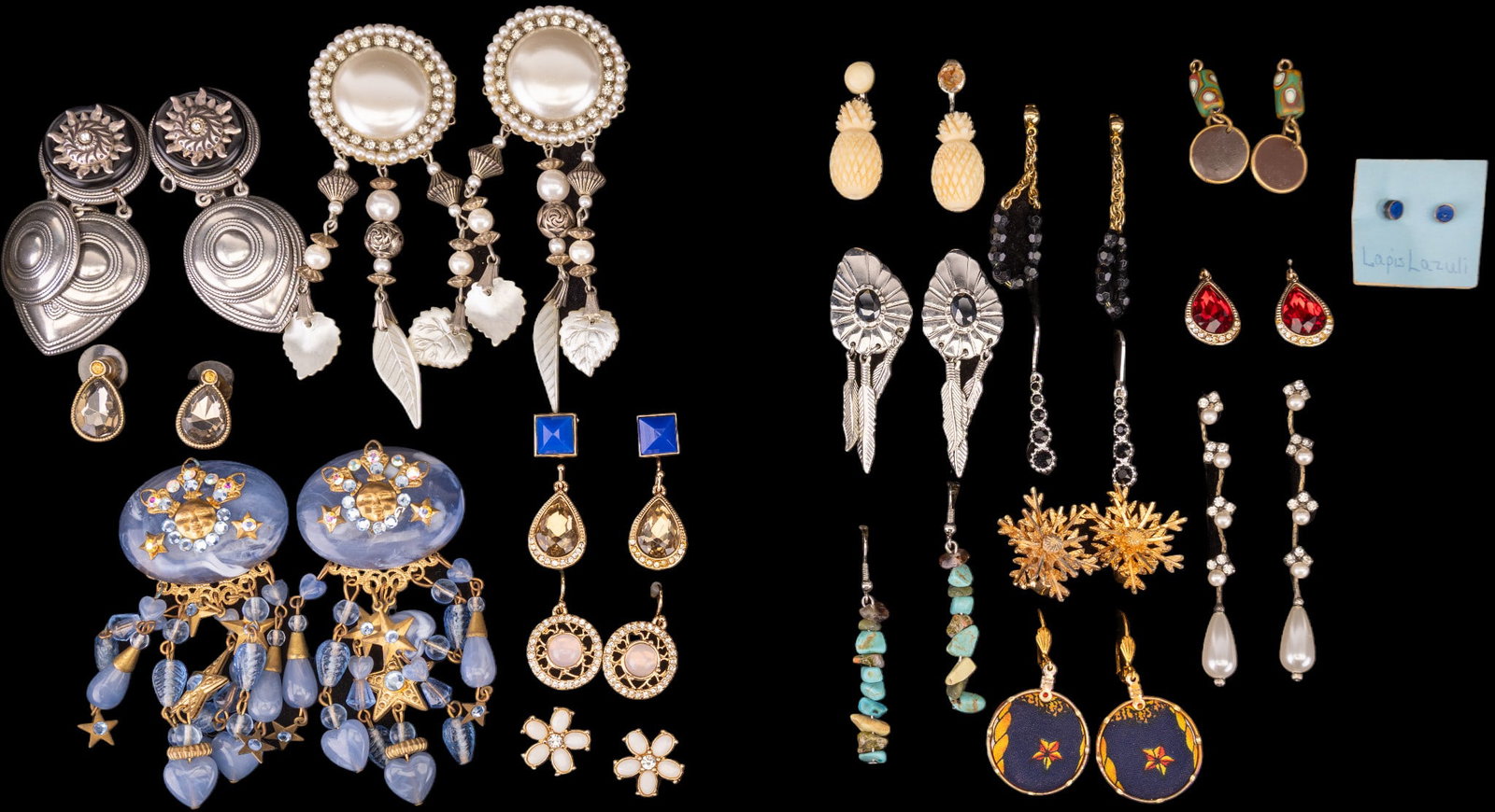 Costume Earrings (19 prs) (1 of 9)