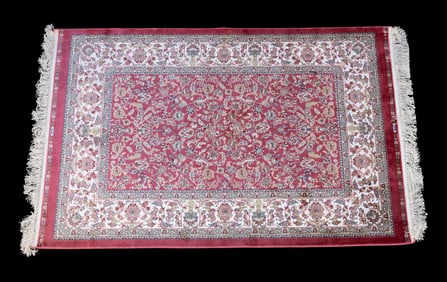 Turkish Hereke Silk Rug