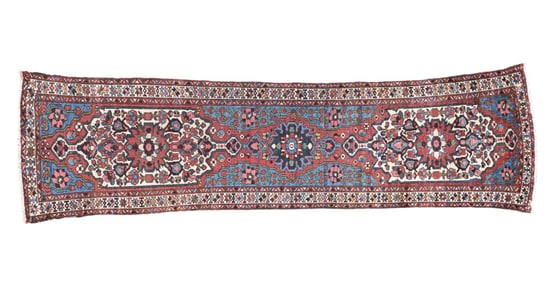Antique Hamadan Rug / Runner ~11.75' L