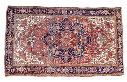 Antique Persian Heriz Rug