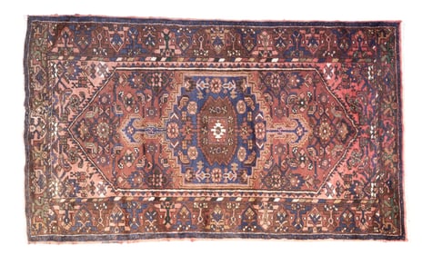 Semi Antique Persian Hamadan Rug