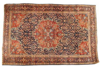 Persian Bidjar (Bijar) Rug,6'6" x 4'3"