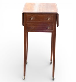 19th Century Mahogany Sewing Stand