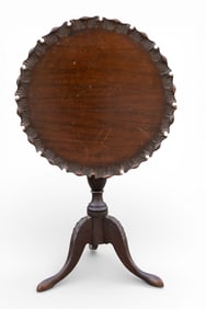 Queen Anne Mahogany Tilt-Top Candle Stand