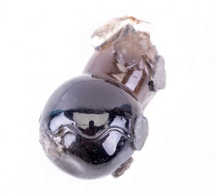 Smoky Quartz Carved Snuff Bottle