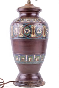 Antique Chinese Cloisonne Vase / Lamp