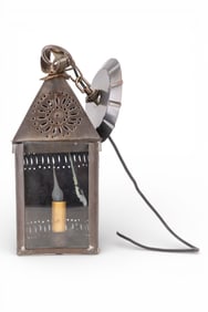 Tin Punched Wall Lantern