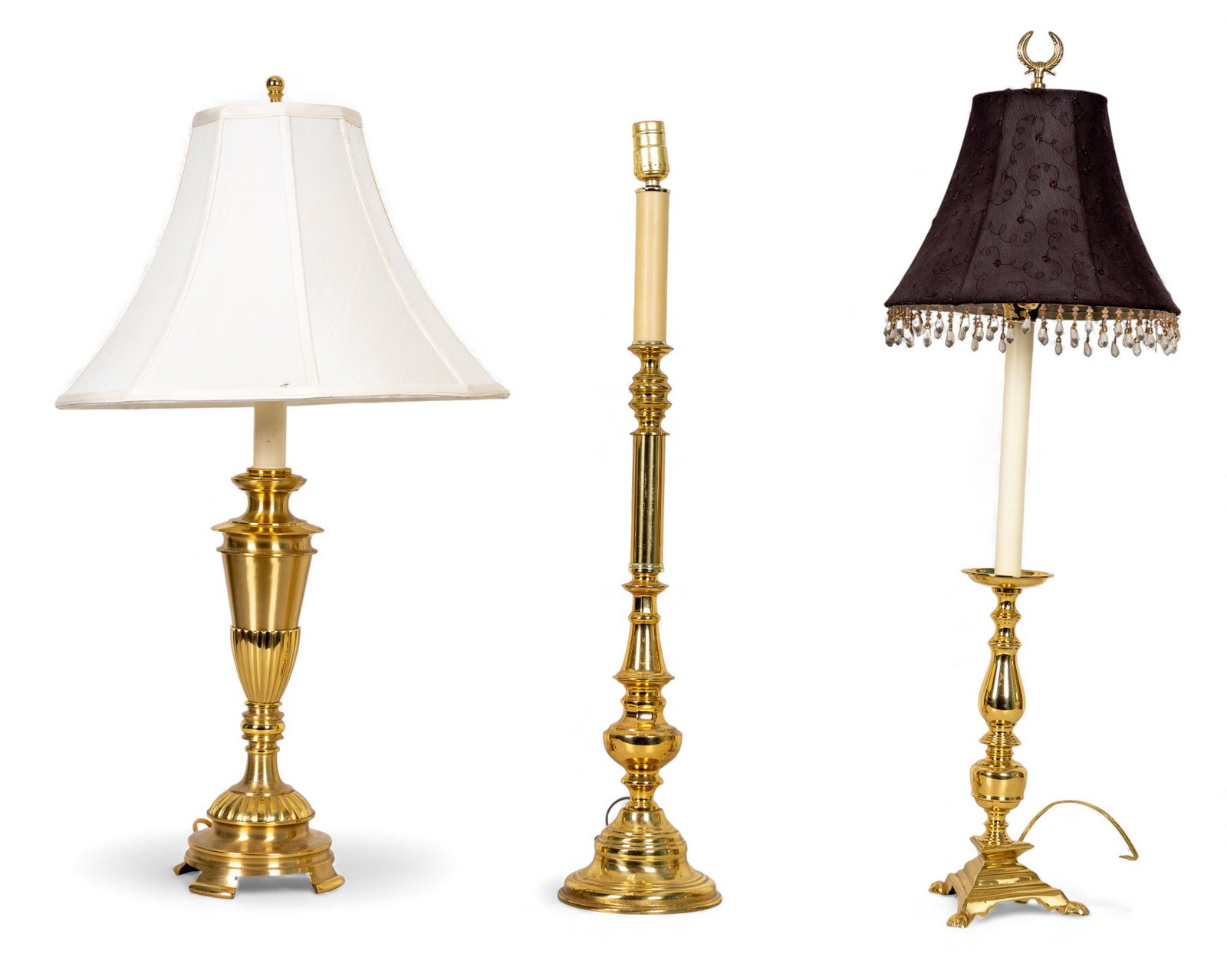 Brass Candlestick Lamps (1 of 15)