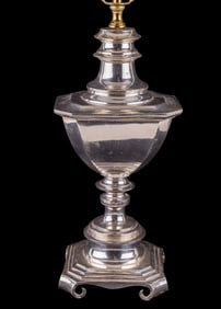 Vintage Wildwood Silver Tone Lamp