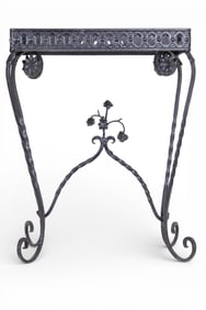 Black Cast Iron Table Base