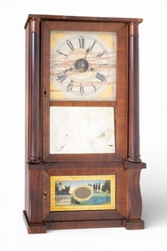 Mount Vernon Reverse Painted Wall Clock (Damage)