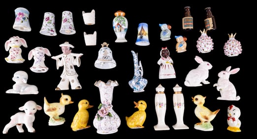 Vintage S&P Shakers, Figural Porcelain