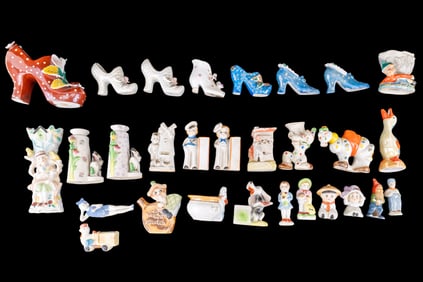 Vintage Porcelain Figural Holders, Figurines