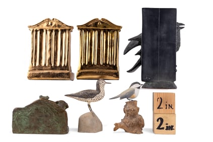 Vintage Bookends and Figurines