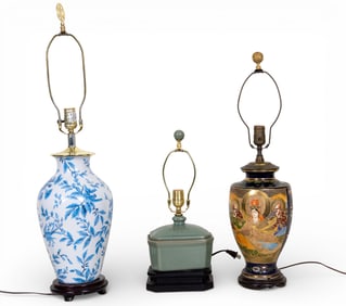 3 Assorted Table Lamps