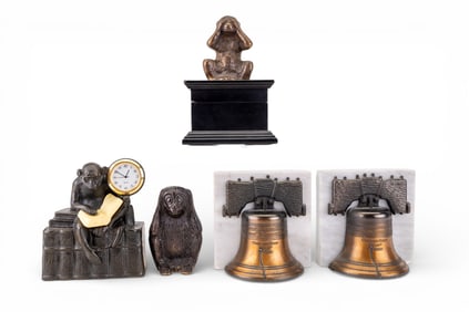 Bronze Figurines and Bookends