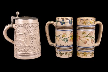 Late 19th/Early 20th Century Steins