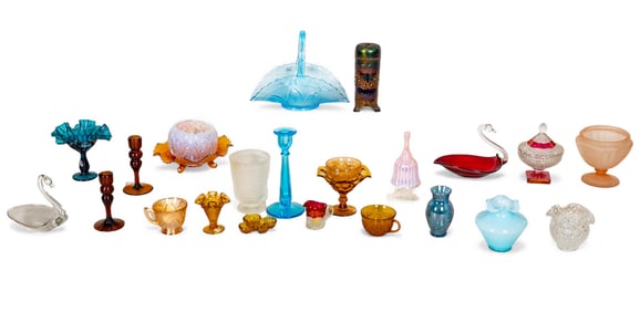 Mid Century Carnival and Depression Glass