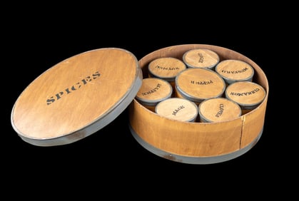 Antique Spice Canister Set