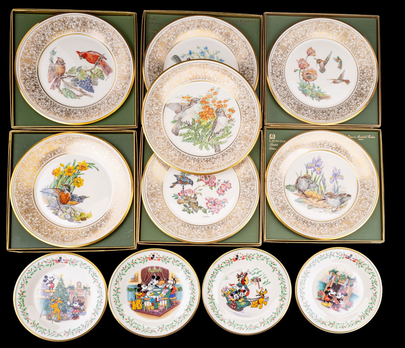 Lenox Boehm and Mickey Mouse Collector Plate Sets (1 of 14)