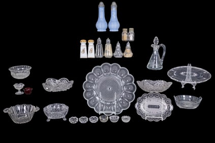 Vintage S&P, Cut Glass, Other Tableware