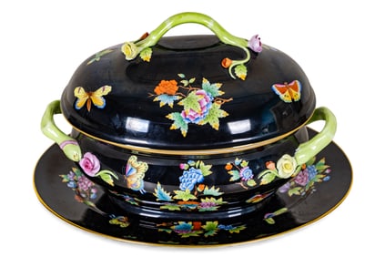 Herend Queen Victoria Tureen and Platter