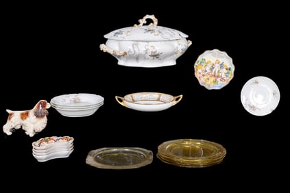 Limoges, Staffordshire, and Other Porcelain