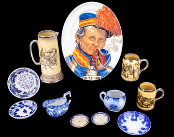 English Flow Blue and Other Transferware