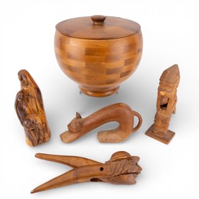 Treenware, Figural Nutcrackers, more Figural